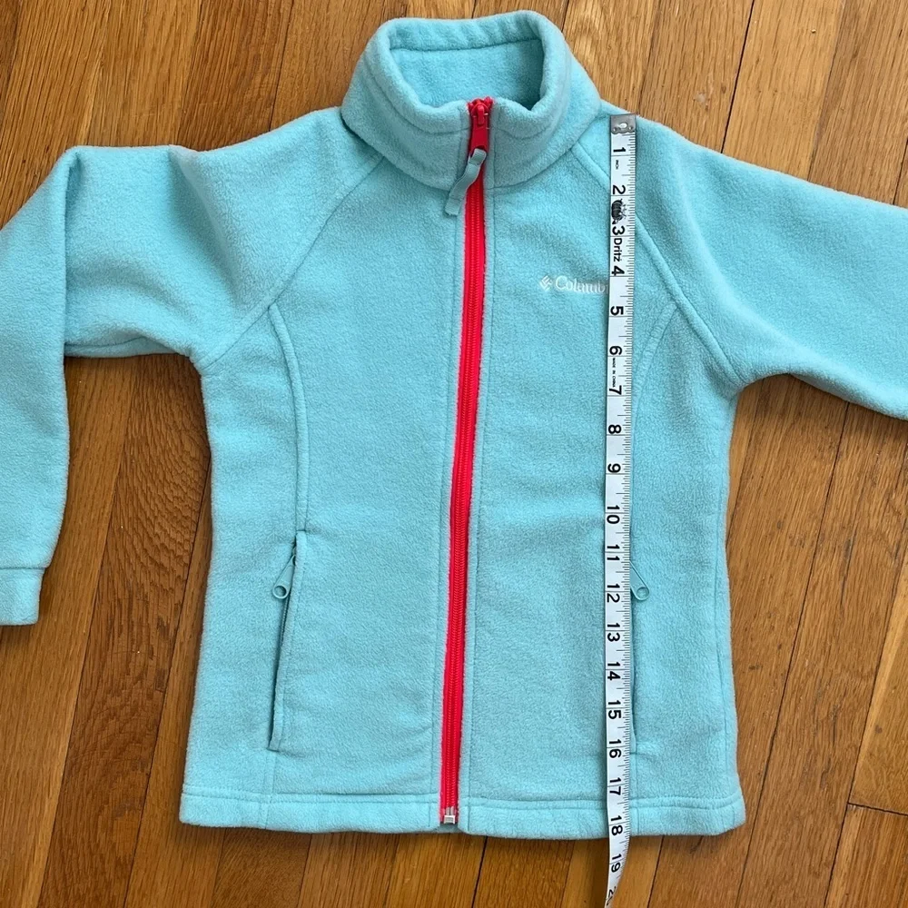Girls S / 8 Columbia Benton Springs Fleece Jacket Contrast Full Zip
